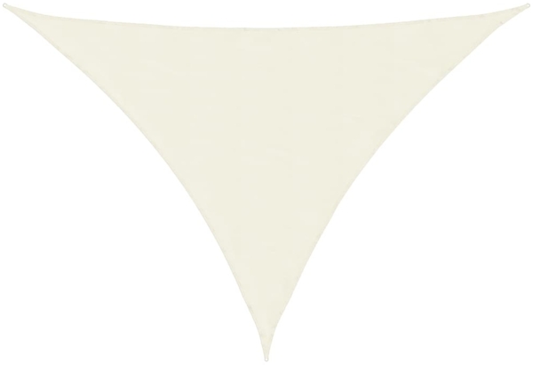 vidaXL Sonnensegel Oxford-Gewebe Dreieckig 3x3x4,24 m Creme 135227