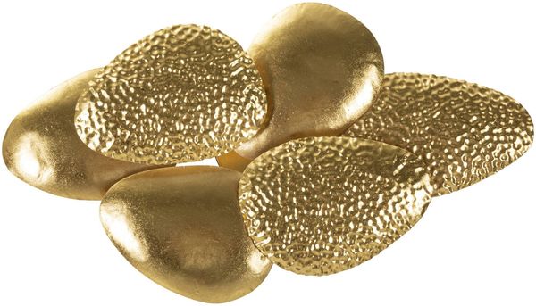 Dmora Wandlampe Eraclea, Wandleuchte, Licht, Wandstrahler, 44x11 h28 cm, Gold