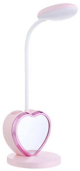 POPOLIC LED Schreibtischlampe Stifthalter-Schreibtischlampe, abnehmbarer magnetischer Spiegel, 1200 mAh, stufenloses Dimmen, lüfterlos Bild 4