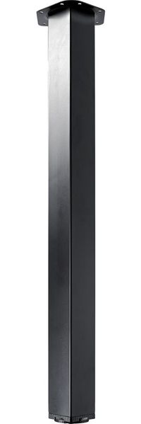 Hettich Tischbein Arba 6,0 x 71 cm Stahl schwarz - 1 Stück