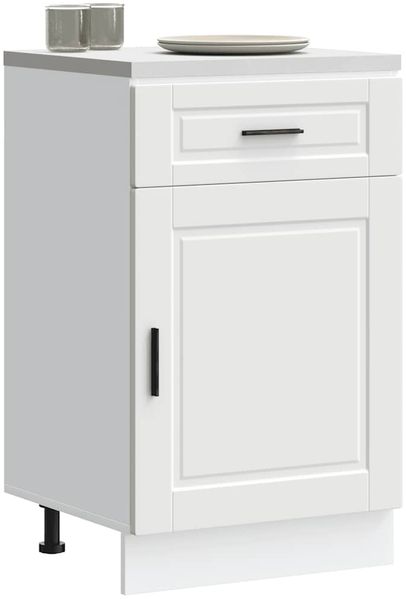 vidaXL Küchenunterschrank Porto Weiß Holzwerkstoff 853957