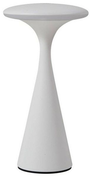 Lindby Außen-Tischleuchte Evelen, LED, Kunststoff Weiß warmweiß IP54, LED 1,5 W gesamt, warmweiß