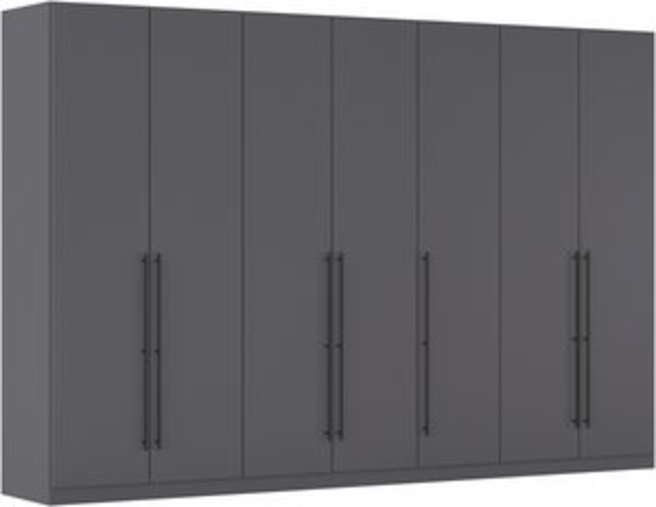 rauch Kleiderschrank Drehtürenschrank Schrank Garderobe Wäscheschrank Schlafzimmer AVOLA (in 3 verschiedenen Ausstattungen BASIC/CLASSIC/PREMIUM) mit hochwertigen Stangengriffen in Schwarz aus Metall MADE IN GERMANY Bild 6