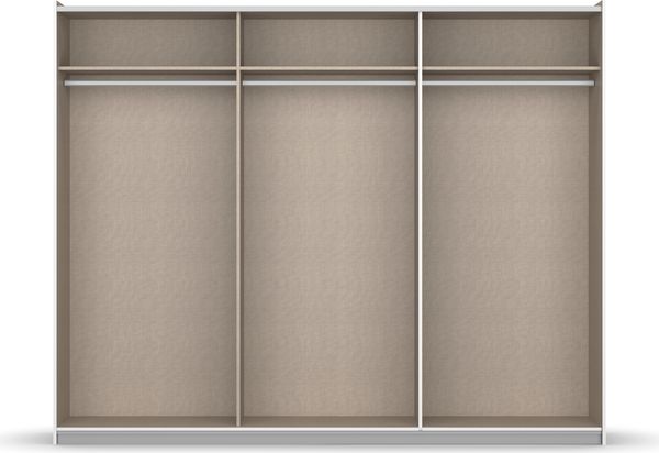 rauch Kleiderschrank; Schwebetürenschrank KRONACH, 2-türig, Eiche Artisan, 261x210x59xcm Bild 6