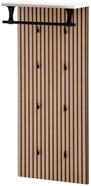 Lomadox Garderobenpaneel LANSING-80, in Akustikpaneel-Optik