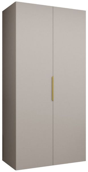 ABIKS MÖBEL Drehtürenschrank MARBELLA 1 Schlafzimmerschrank mit Kleiderstange und Regalen