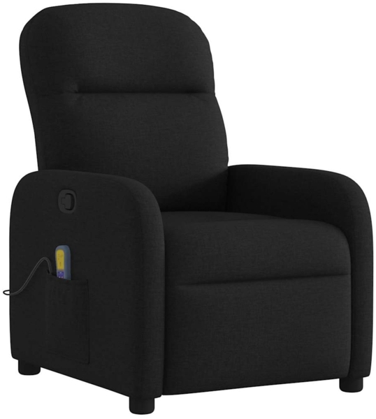 vidaXL Massagesessel Schwarz Stoff 4015534