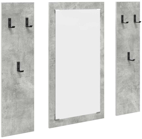 vidaXL Wandmontierter nachttisch Beton Grau 96 x 1,5 x 90 cm 874534