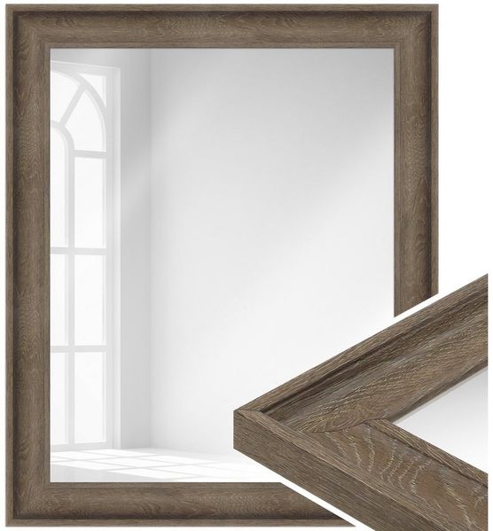 WANDStyle Wandspiegel H230, Braun, aus Kunststoff im Stil Modern