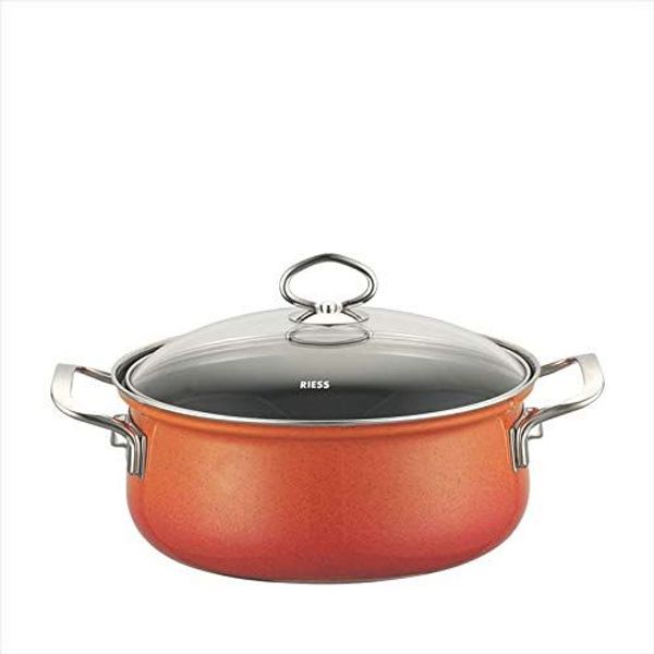 Riess Kasserolle mit Glasdeckel Corall 20cm ,2 Liter