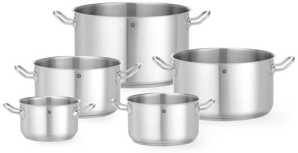 HENDI Fleischtopf - ohne Deckel, Kitchen Line, 9,5L, ⌀280x(H)155mm