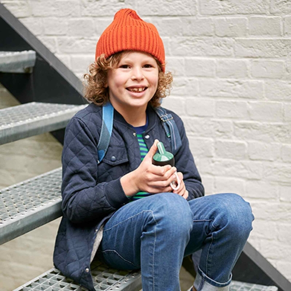 Mepal CAMPUS Pop-up Trinkflasche Set mit Flip-Up Ersatzdeckel türkis Bild 7