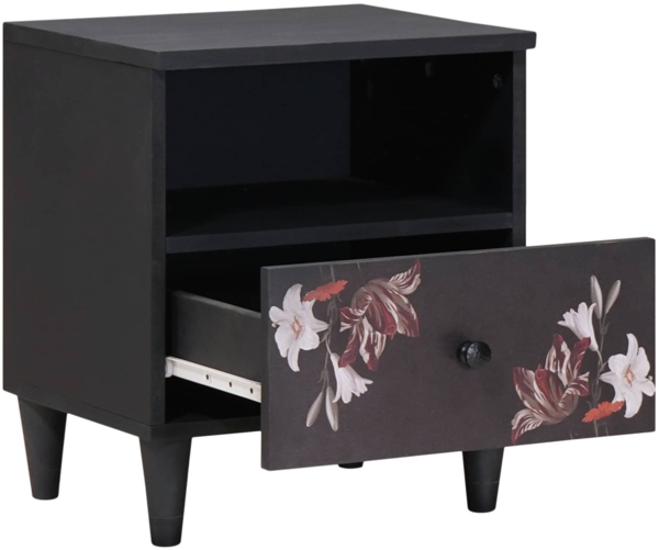 vidaXL Nachttisch Braun 40 x 33 x 46 cm Massivholz Mango 4018706