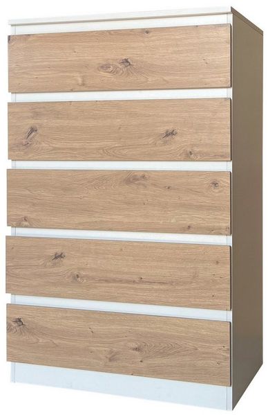 HTI-Living Kommode Kommode mit 5 grifflosen Schubladen (Stück, 1 St, 1 Kommode), Sideboard
