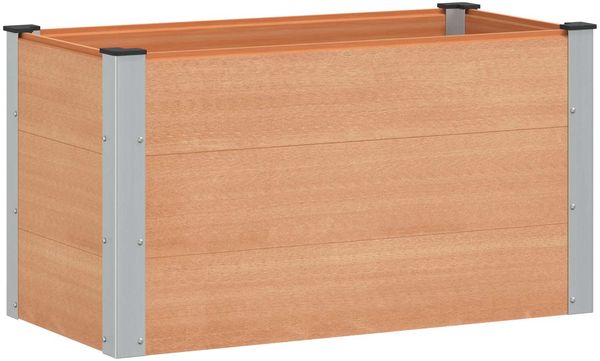 vidaXL Hochbeet Braun 100 x 50 x 54 cm 42038996
