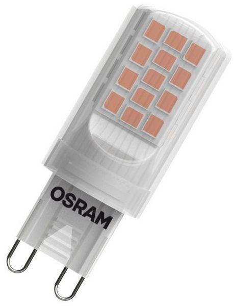 Osram Star PIN LED-Lampe für G9-Sockel, matte Optik,Warmweiß (2700K), 430 Lumen, Ersatz für herkömmliche 37W-Leuchtmittel, nicht dimmbar, 1-er Pack