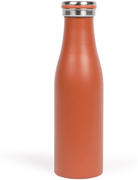 LIVOO Thermosflasche 0,5 Liter Edelstahl Isolierflasche MEN392T rot