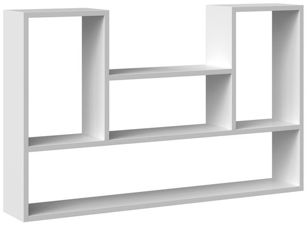Raumhirsch Furniture Hängeregal Regal, Wandregal, Hängeregal mit offenen 4 Fächern, Maße 100 x 16 x 60 cm, einfache Montage, Wandmontage, Dekoratives Regal