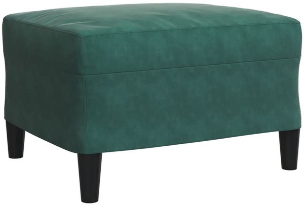 vidaXL 3-tlg. Sofagarnitur mit Kissen Dunkelgrün Samt 3278403 Bild 6