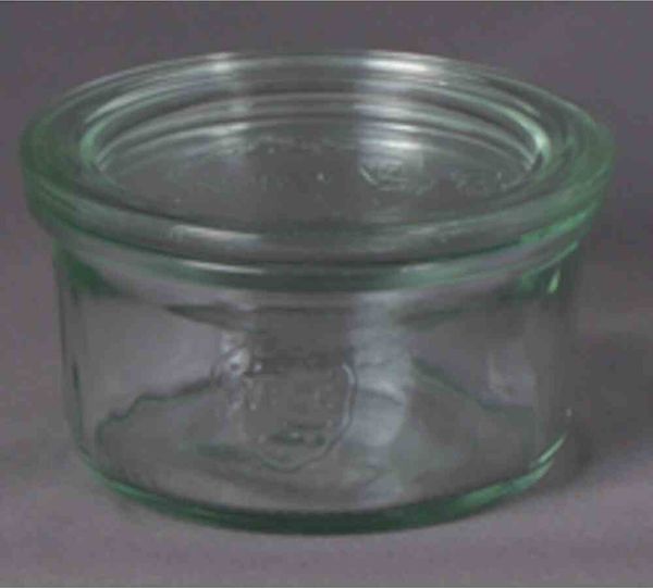Sturz-Glas "Cucinare" Rundrand 165 ml Weck-Glas, Rundrand-Deckel
