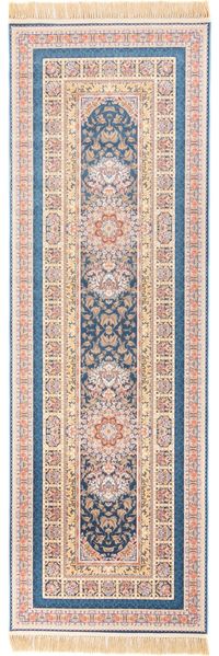 Orientteppich »Akghar« 400 x 100 cm - dunkelblau - läufer