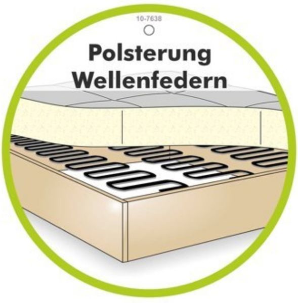 Ecksofa Schlafcouch L-Garnitur ausziehbar Ottomane rechts Mikrofaser Hellbraun Bild 5