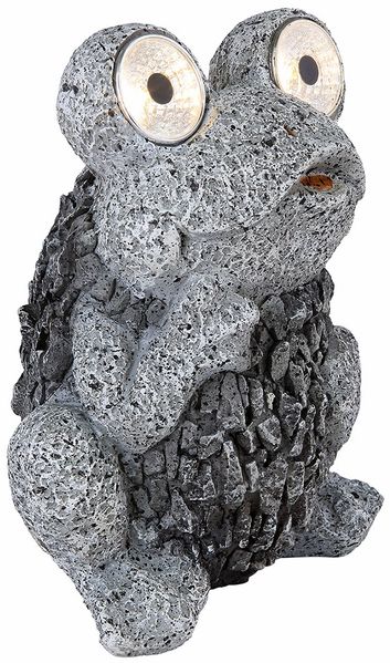 2x LED Außenleuchte, Eule Frosch, Grau, Dämmerungssensor Bild 10