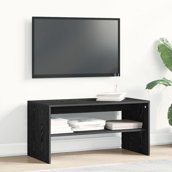 vidaXL TV-Schrank Schwarz Eiche-Optik 80x40x40 cm Holzwerkstoff 859110 Bild 3