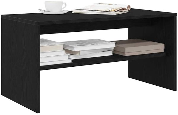 vidaXL TV-Schrank Schwarz Eiche-Optik 80x40x40 cm Holzwerkstoff 859110