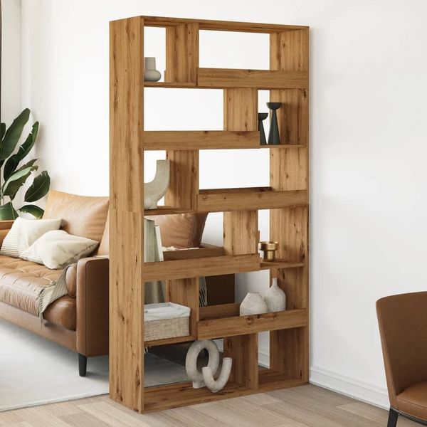 vidaXL Raumteiler Artisan-Eiche 100x33x187,5 cm Holzwerkstoff 3309509