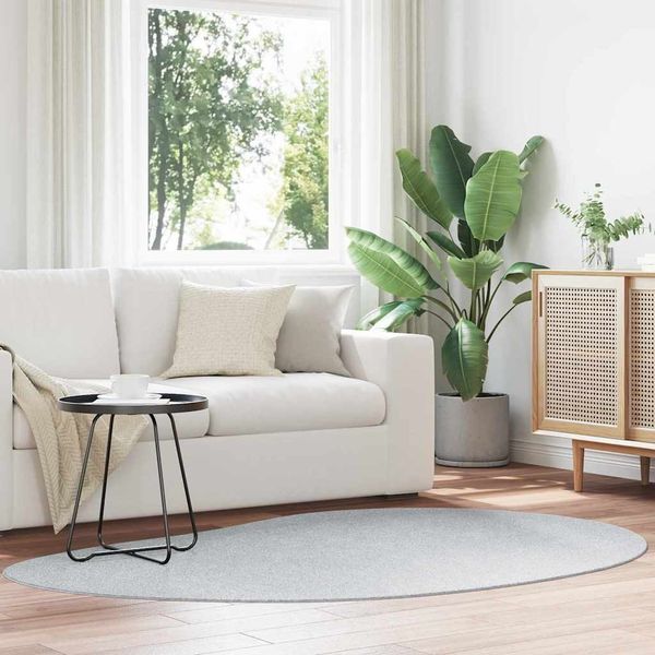 vidaXL Bereichsteppiche HUARTE Grau 140 x 200 cm Polyester 4103736