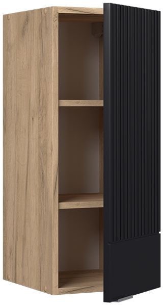 Hängeschrank Fame-Line Schwarz gestreift 30 cm Vicco Bild 4