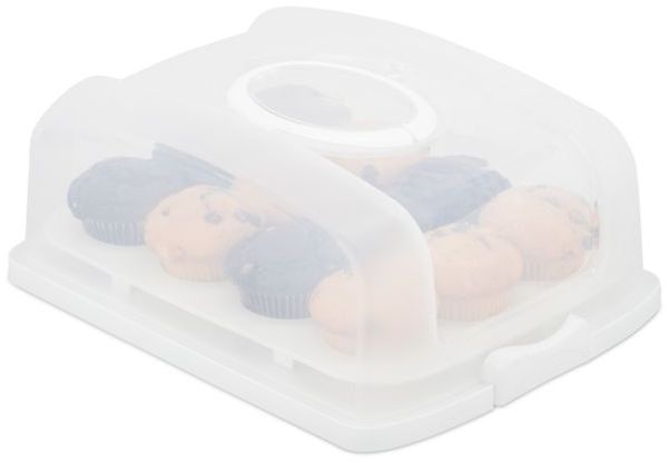 Relaxdays Kuchenbox rechteckig