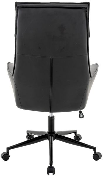 Novel 'MAURO' Chefsessel Kunstleder schwarz, 67 x 111 x 65 cm, mit Wippfunktion und gepolsterten Armlehnen