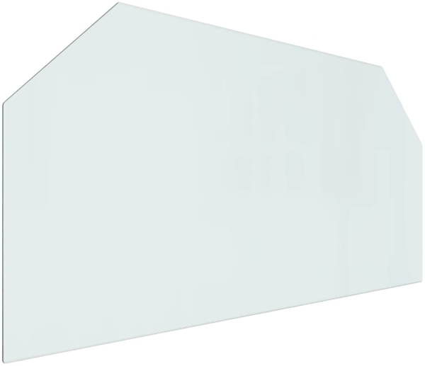 vidaXL Kaminofen Glasplatte Sechseck 120x60 cm 324138