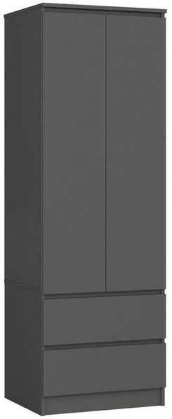 Raumhirsch Furniture Kleiderschrank Eleganter Kleiderschrank - Robuster Schlafzimmerschrank - Stauraum (viele Farbvarianten - Maße: 60 x 180 x 51 cm) - Hochwertig & stabil