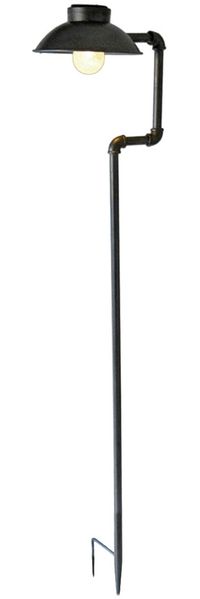 LED Solar Steckleuchte in antik-schwarz JOSEPHINE