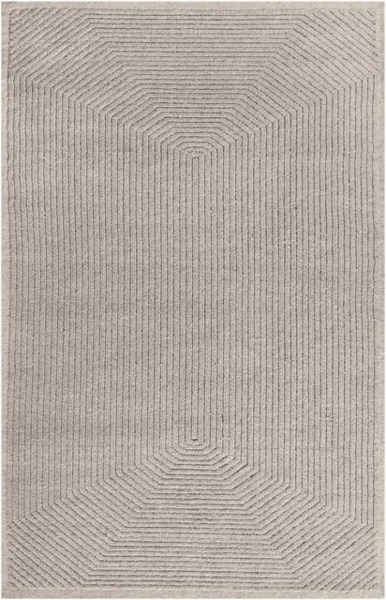 my home Wollteppich Sola, Wolle, Hoch-Tief-Struktur, maschinell gewebt, rechteckig, Höhe: 12 mm, einfarbig, Wolle, Teppich, Wohnzimmer, Schlafzimmer, Esszimmer Bild 4