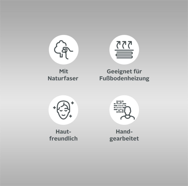 my home Wollteppich Sola, Wolle, Hoch-Tief-Struktur, maschinell gewebt, rechteckig, Höhe: 12 mm, einfarbig, Wolle, Teppich, Wohnzimmer, Schlafzimmer, Esszimmer Bild 2