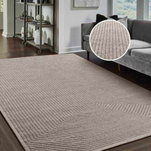 my home Wollteppich Sola, Wolle, Hoch-Tief-Struktur, maschinell gewebt, rechteckig, Höhe: 12 mm, einfarbig, Wolle, Teppich, Wohnzimmer, Schlafzimmer, Esszimmer Bild 6