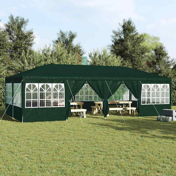 vidaXL Party-Zelt Grün 800 x 400 x 266 cm Polyethylen 42003444