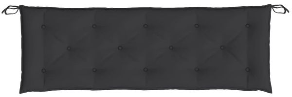 vidaXL Gartenbank-Auflagen 2 Stk. Schwarz 150x50x7 cm Oxford-Gewebe 361704 Bild 6