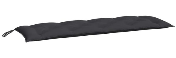 vidaXL Gartenbank-Auflagen 2 Stk. Schwarz 150x50x7 cm Oxford-Gewebe 361704 Bild 3