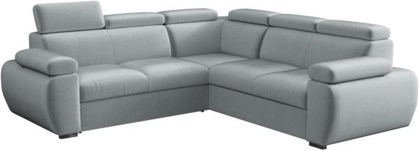 Ecksofa Boston Maxi mit Schlaffunktion, Bettkasten, Einstellbare Kopfstützen (Farbe: Paros 5)
