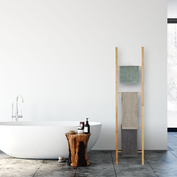 Handtuchleiter Bambus klappbar Bild 3