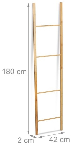 Handtuchleiter Bambus klappbar Bild 4