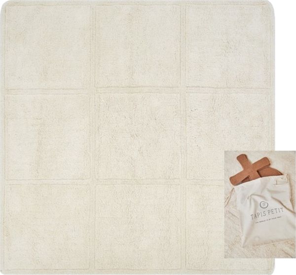 Tapis Petit Tic Tac Toe Teppich Beige