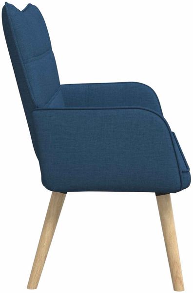 vidaXL 2-Sitzer Sofa Blau 115 x 61 x 87 cm Stoff 42028899 Bild 5