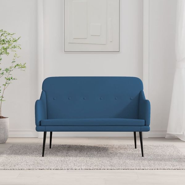 vidaXL Sitzbank Blau 110x76x80 cm Stoff 351490