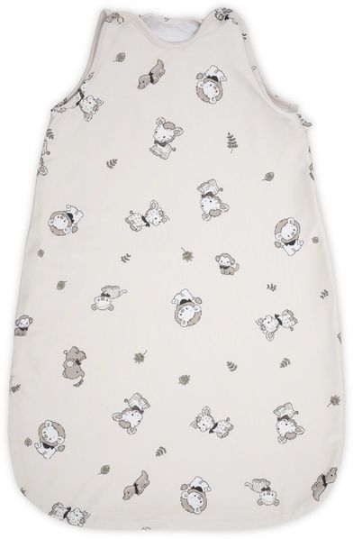 Lorelli Baby Winterschlafsack 85 cm 100% Baumwolle, 2,5 TOG, Maße 80 x 45 x 3 cm beige grau